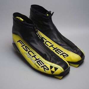 Fischer RCS Classic Cross Country Ski Boots EU‎ 41 NNN Binding Black Yellow